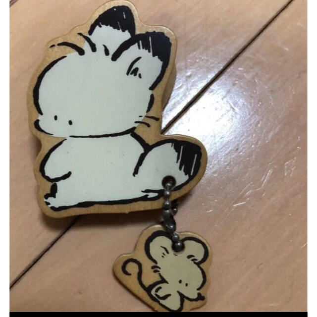 ファンシー絵みやげ バッジ きつね レトロ 懐かしい ファンシー絵