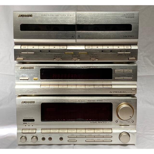 SANSUI/サンスイ システムコンポ AV-X77ほかの通販 by まこぴん's shop