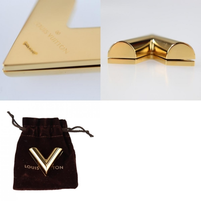 美品］ルイヴィトン エッセンシャルV マグネット式 ブローチ M61089