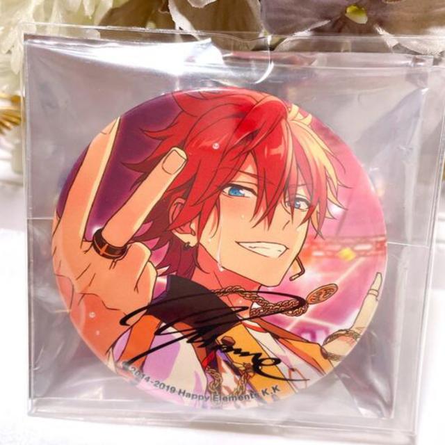 あんスタ ライカ 宝丈萊香 ポートレートサイン缶バッジ ポトレ缶 D