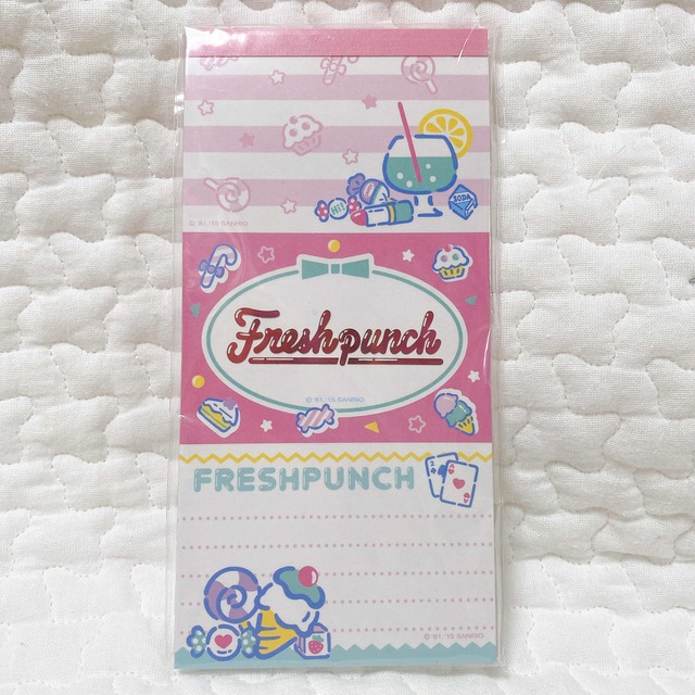 サンリオ - フレッシュパンチ カラフル 3連メモ レアの通販 by m3's
