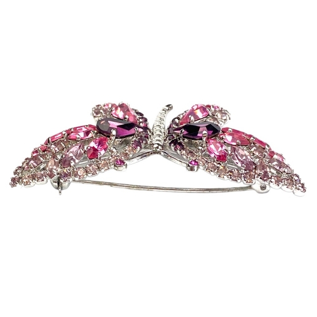 Christian Dior クリスチャンディオール バタフライ 蝶 ブローチ