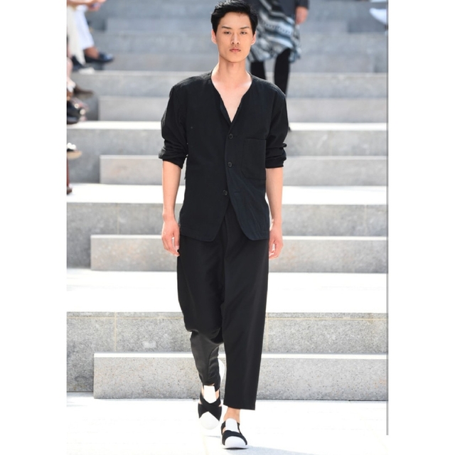 ISSEY MIYAKE MEN wool サルエル立体スラックス筆記タグ