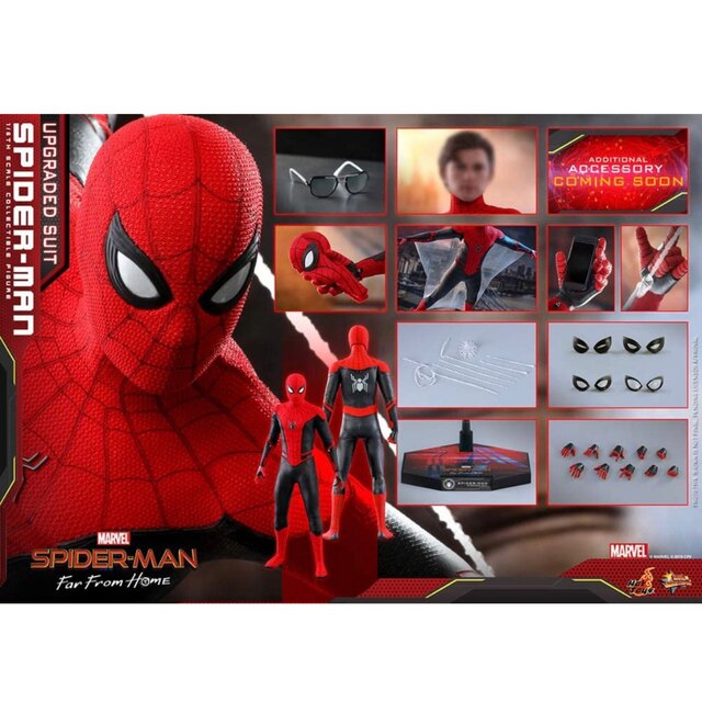 ホットトイズ 1/6 スパイダーマン(アップグレードスーツ版)ファー