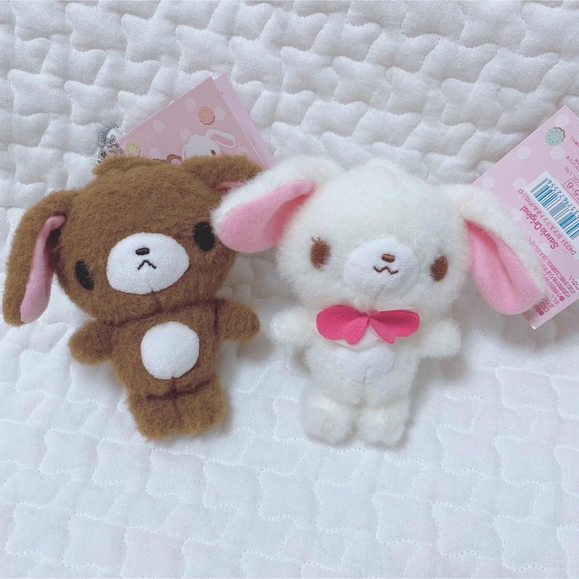 サンリオ シュガーバニーズ ぬいぐるみ しろうさ くろうさ