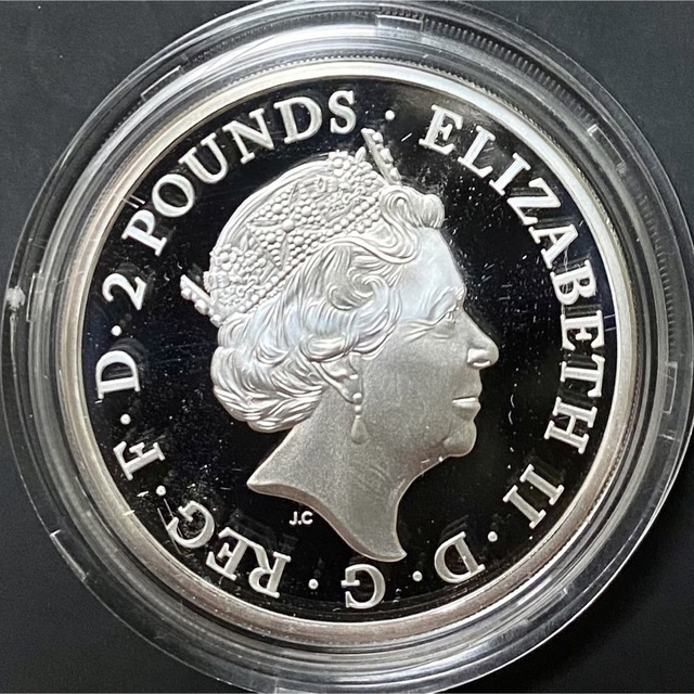 2021 年 1oz シルバー ブリタニア イギリス エリザベス 2021 年 1oz