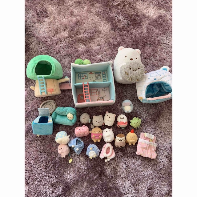 すみっコぐらし 手のりぬいぐるみ ハウス 家具セット すみっコぐらし