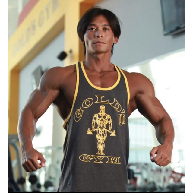 GOLD'S GYM リンガータンクトップ 黒 ゴールドジム 横川尚孝 希少