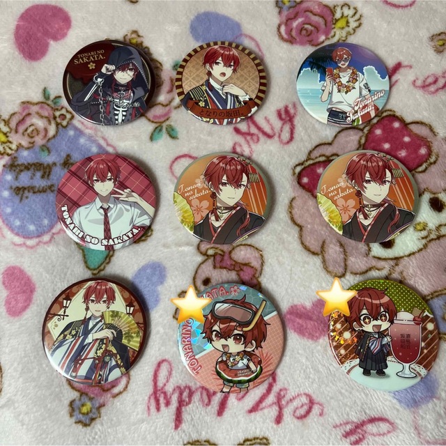 となりの坂田 缶バッジ 78個 浦島坂田船 あほの坂田 となりの坂田