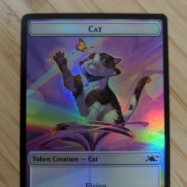 新品】MTG Unfinity 猫 トークン ウルトラプロ 公式 プレイマット