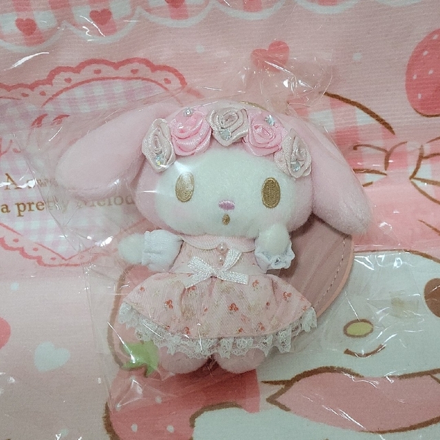 レア サンリオ マイメロ マイメロディ リズリサ マスコット ぬいぐるみ