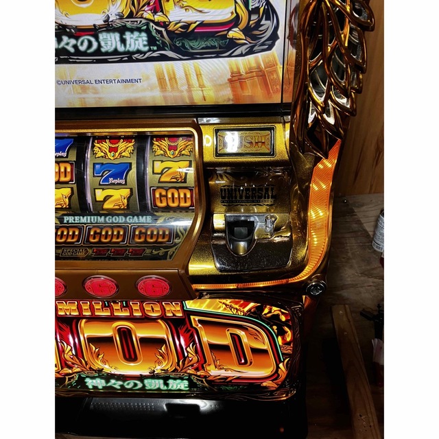 5号機 ミリオンゴッド 神々の凱旋 実機 家庭用フルセット！ パチスロ