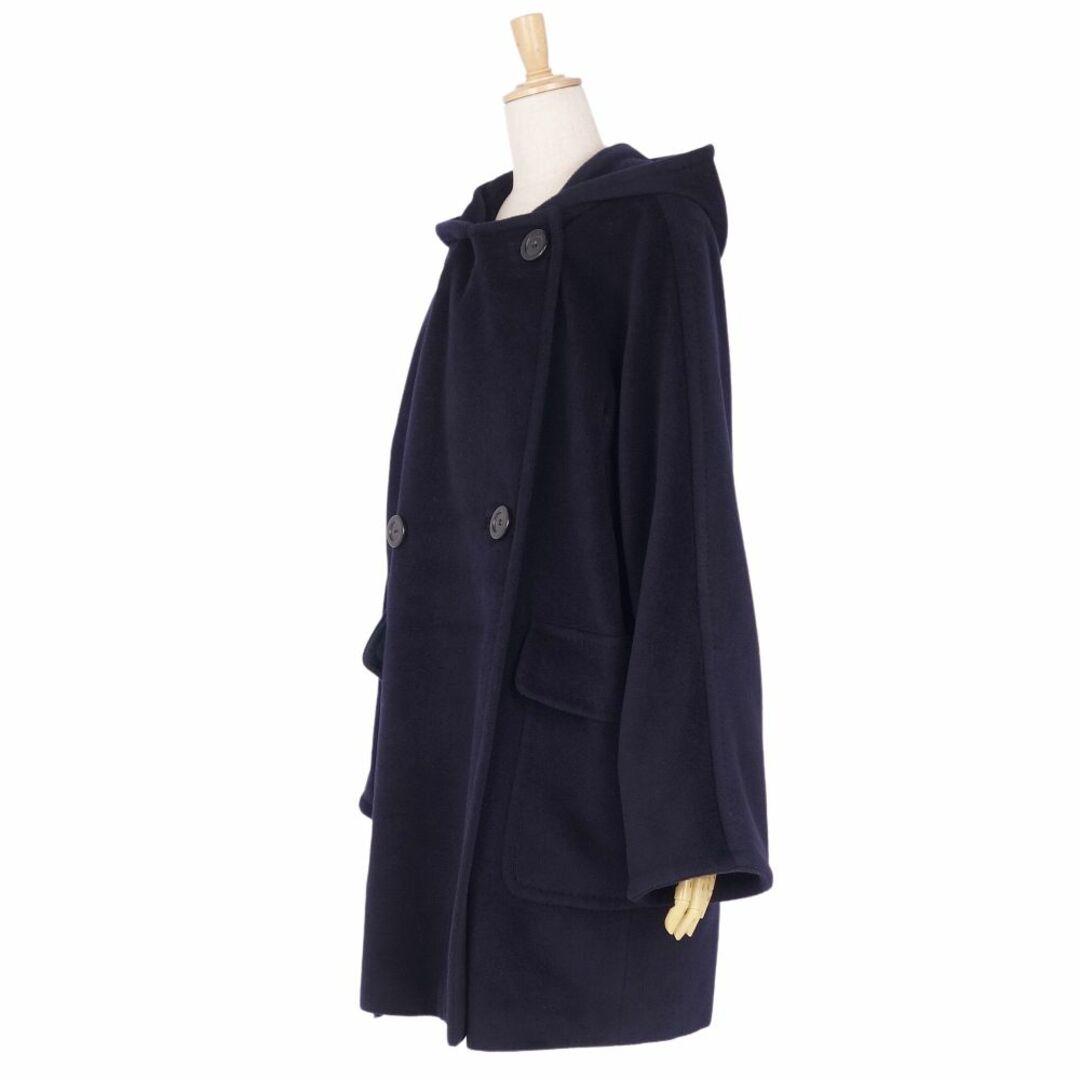 Max Mara - 美品 マックスマーラ Max Mara コート 白タグ フード付き