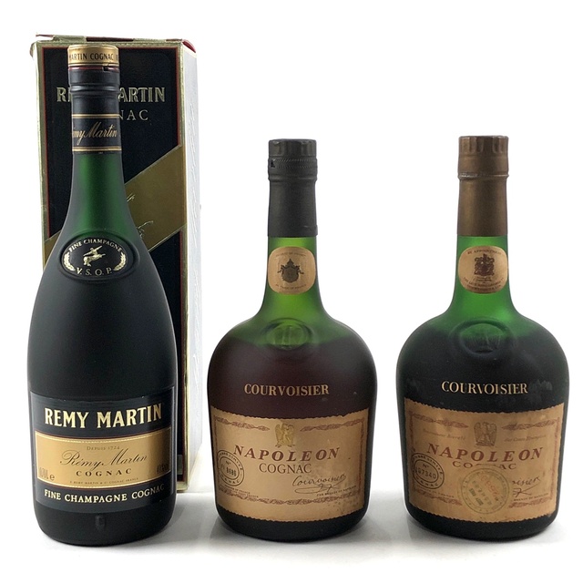 3本 REMY MARTIN COURVOISIER コニャック 酒