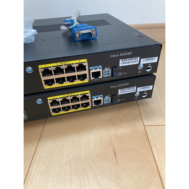 CCNA、CCNP】2台Cisco892FSP