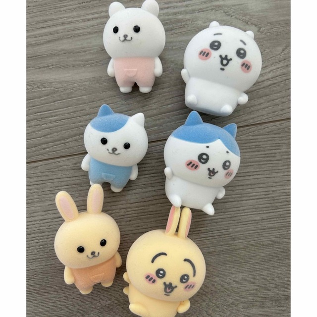 ちいかわ ハチワレ うさぎ フロッキーフィギュア 6袋セット なんとかバニア