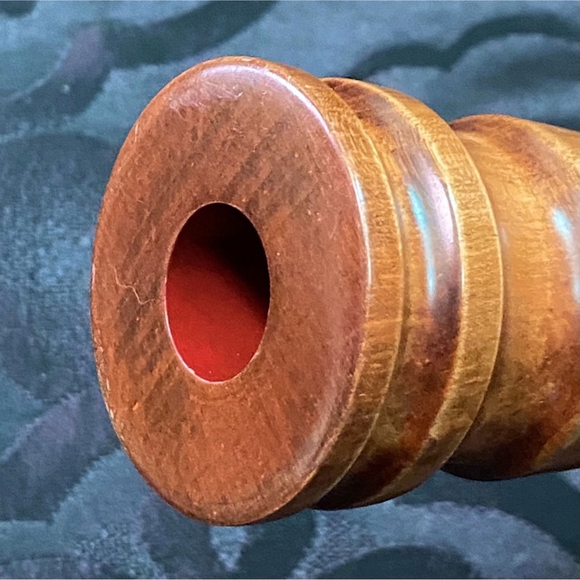 尺八 琴古流 二尺二寸管 中継ぎ 銀巻き 長尺管【音