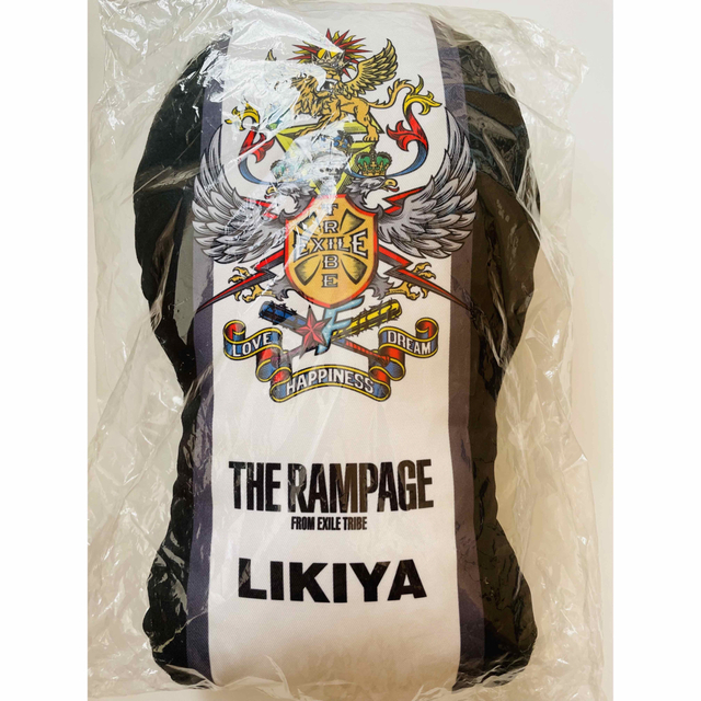 居酒屋えぐざいる 海軍 rampage 直筆サインいり クッション RIKU THE