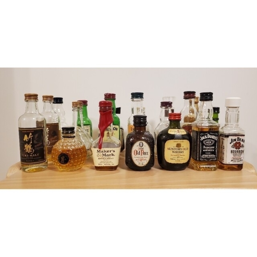 ニッカウヰスキー - 【ウイスキー空瓶】ミニボトル空き瓶ほかセット 21
