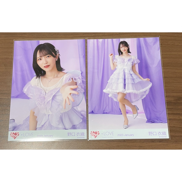 野口衣織 イコラブ 5周年 妖精 直筆コンプ ヨリイラストあり 野口衣織