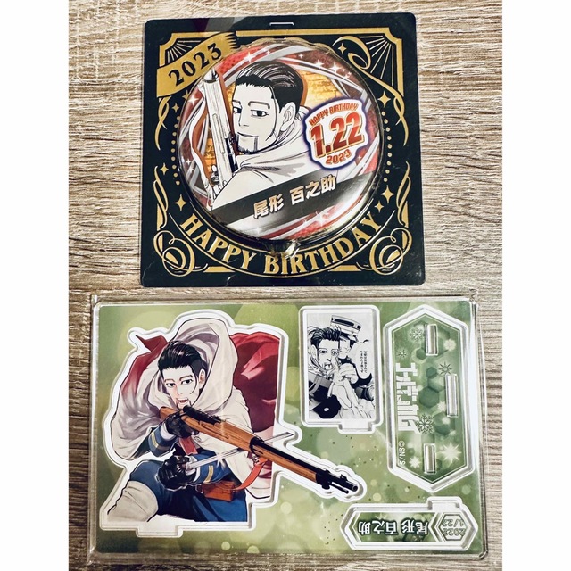 希少】ゴールデンカムイ 尾形百之助 缶バッジ レトロパーティー