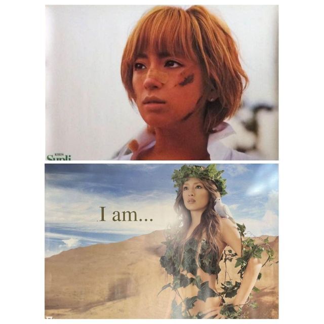 浜崎あゆみ Iam キリン サプリ KIRIN Supli ポスター B2サイズの通販