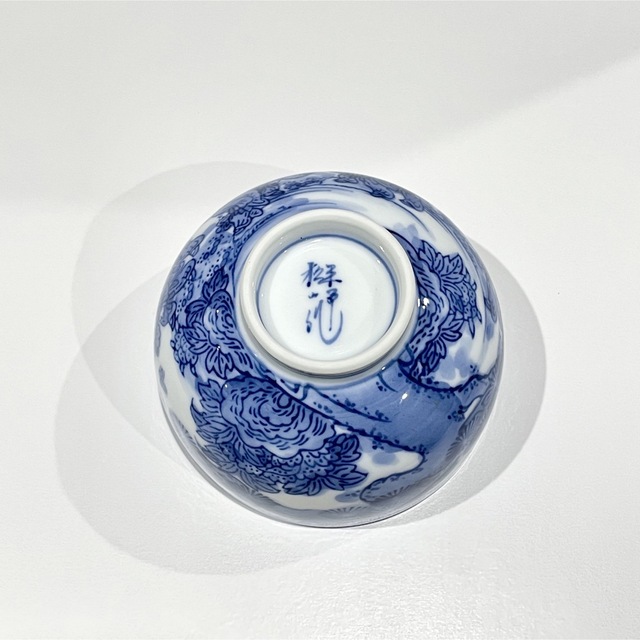 三川内焼 平戸松山 唐子絵 蓋付き 湯呑み 茶器 5個の通販 by M｜ラクマ