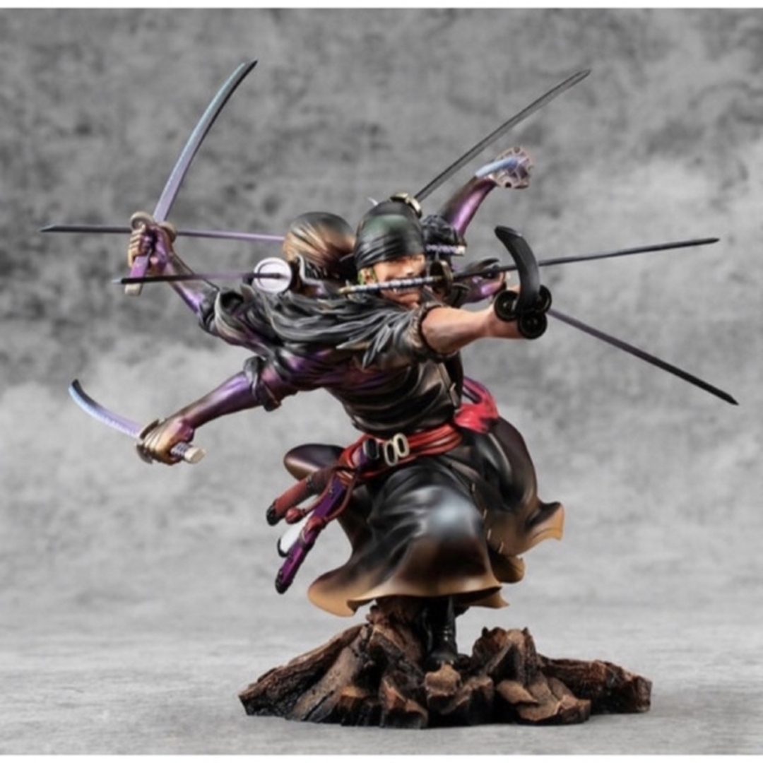 ONEPIECE POP MAXIMUM ゾロ Ver.鬼気 九刀流 小売業者 “阿修羅” P.O.P