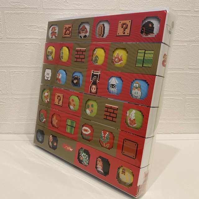 マリオ25周年記念缶バッジ スーパーマリオ 25周年記念缶バッジセット