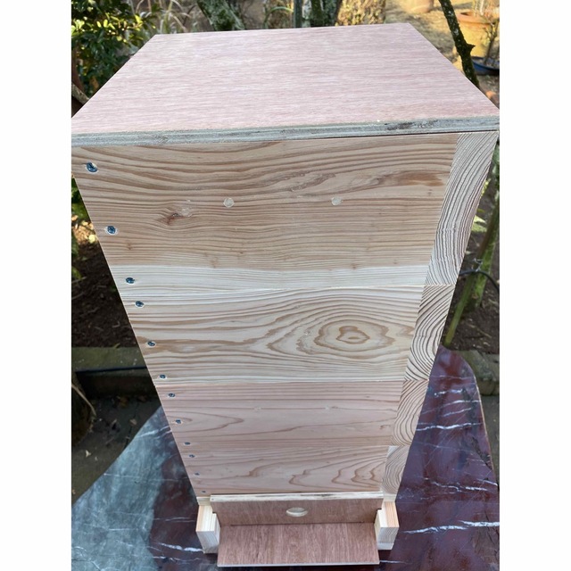 日本蜜蜂重箱式巣箱ハニーズハウス！五段スノコセット！初心者応援価格