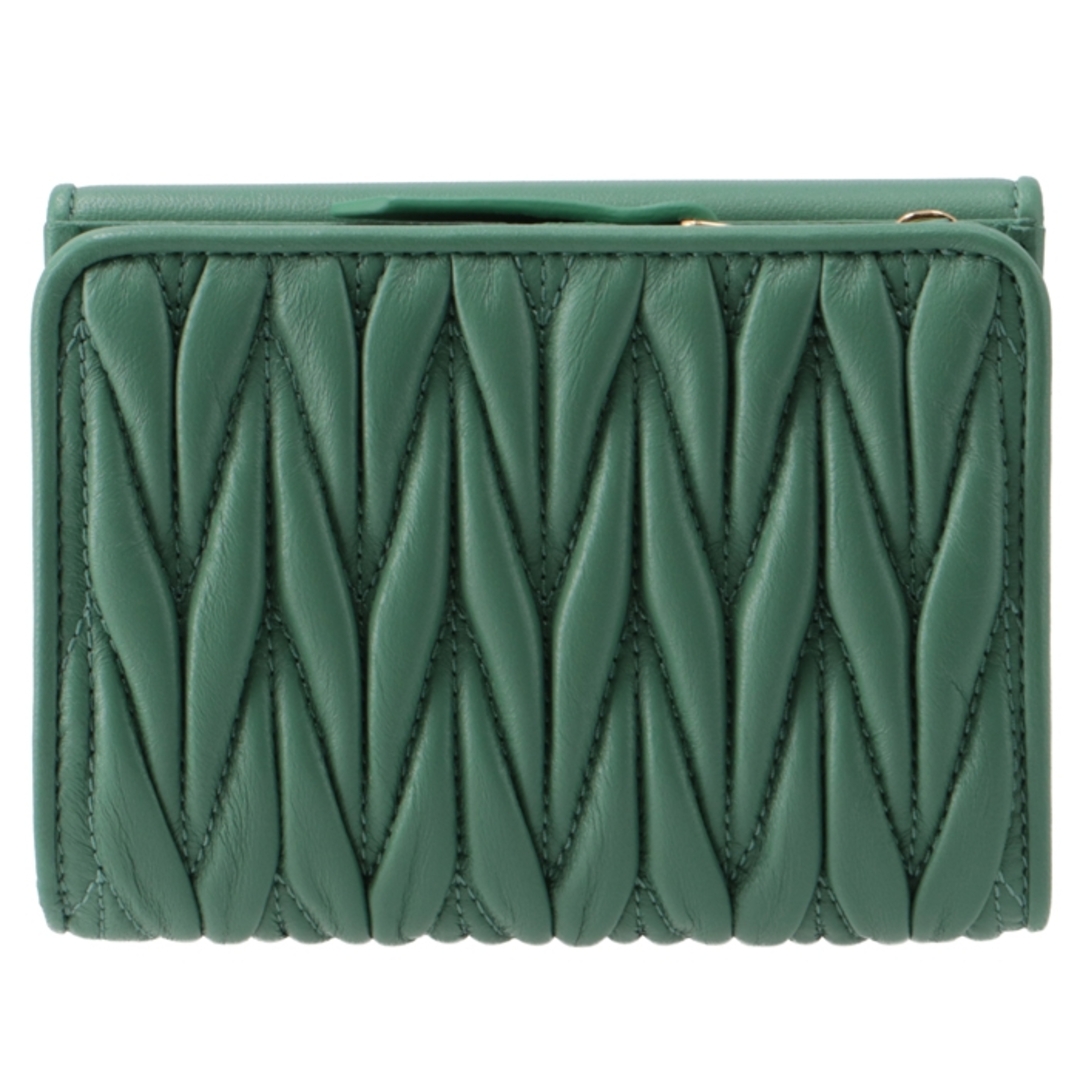 MIU MIU - ミュウミュウ MIU MIU 財布 二つ折り マテラッセ 折りたたみ