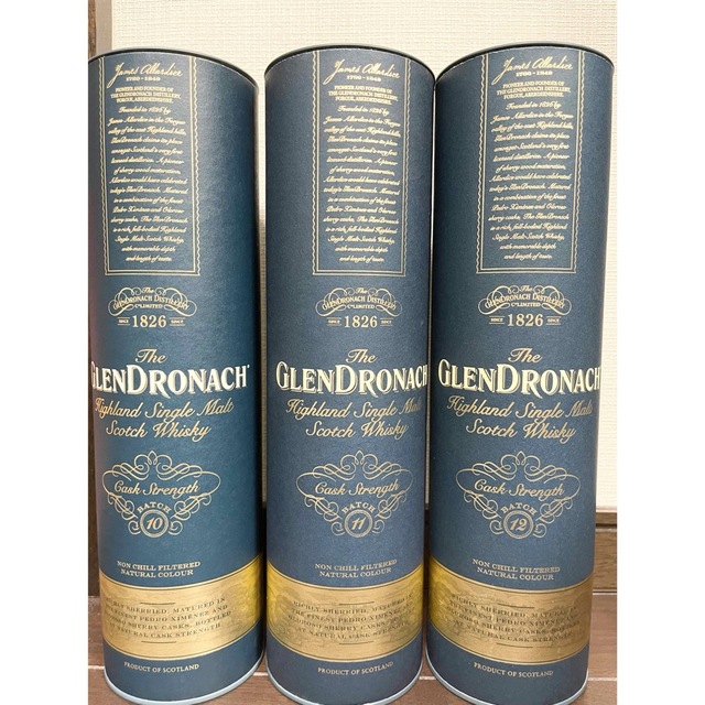 グレンドロナック カスクストレングス バッチ10 11 12の3本セット