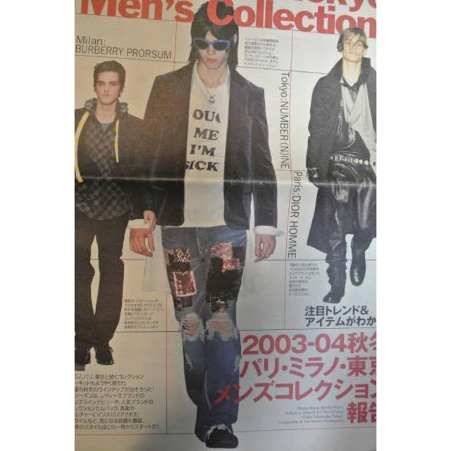 NUMBER (N)INE - 03SS NUMBER NINE tシャツ カート期 ARCHIVE