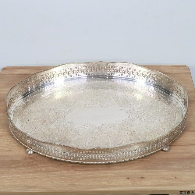 マッピン＆ウェッブ Mappin & Webb シルバープレート トレイ マッピン