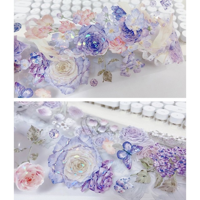 ゆ*ん様 海外マステ 中古巻売り まとめ売り お花 海外マスキングテープ