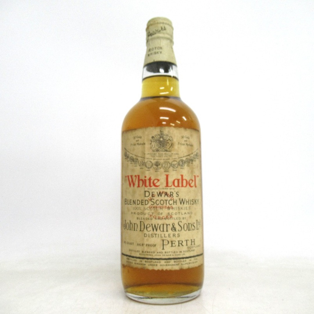 ウイスキー未開封☆【デュワーズ】 ホワイトラベル ティンキャップ