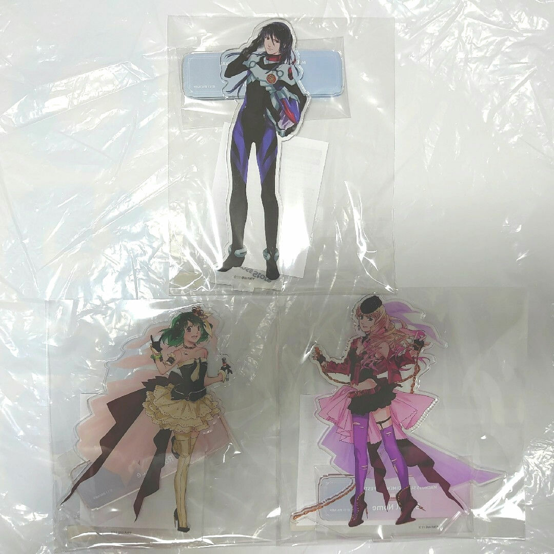 マクロス アクリルスタンド ワルキューレ＋シェリル&ランカ マクロス