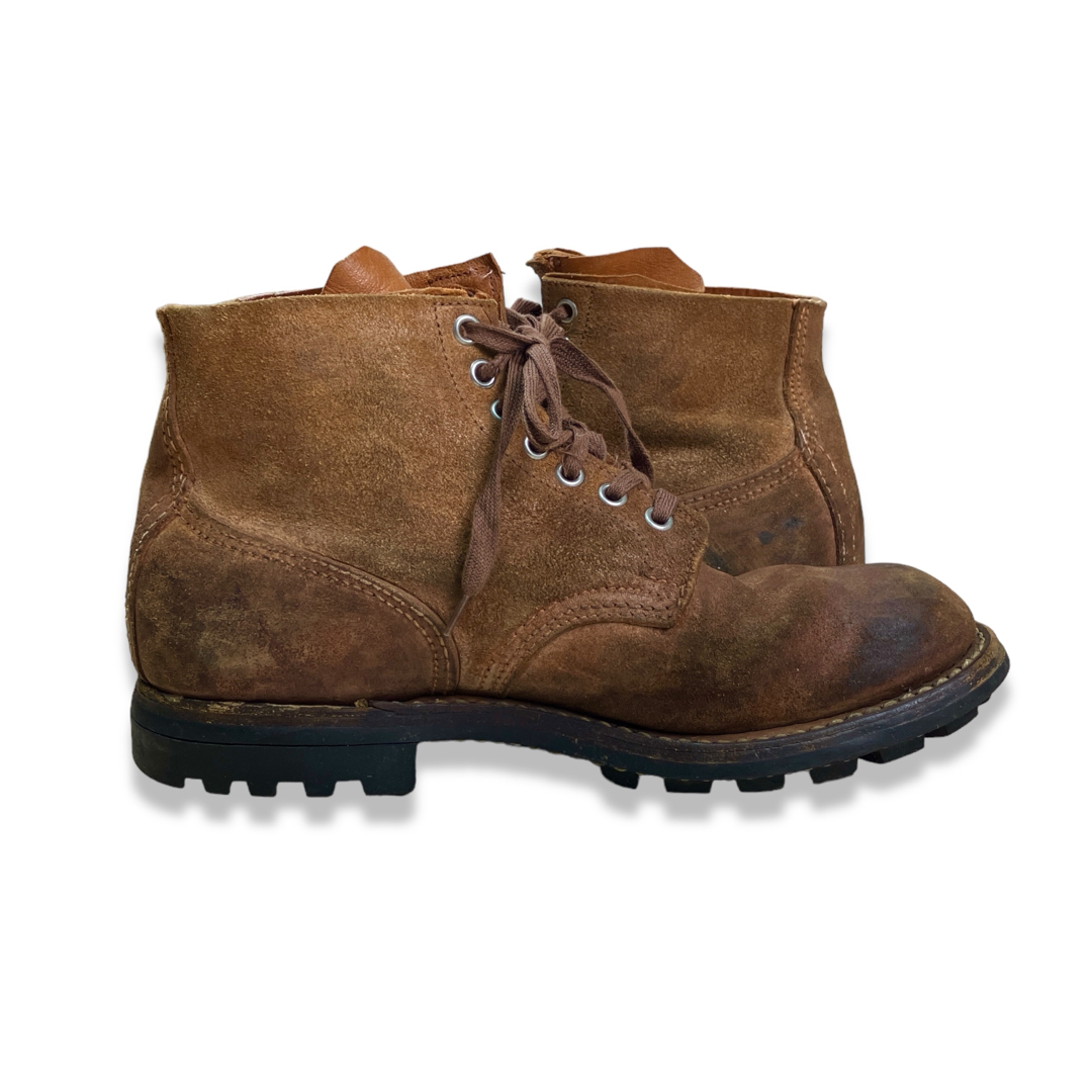 レア00's オーストリア軍 オールレザー コンバットブーツ ビンテージ