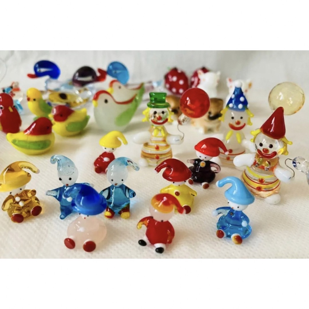 ミニチュアガラス細工｜可愛い動物｜FGスタジオ｜フォーカート うん