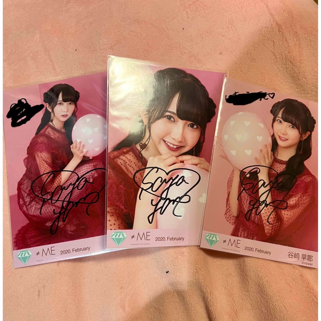 谷崎早耶 直筆 生写真 コンプ まとめ売り 偶然シンフォニー ≠ME 谷崎