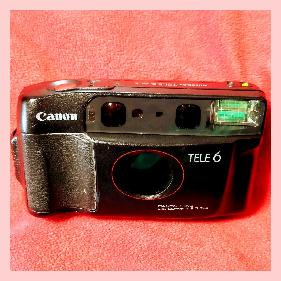 Canon Autoboy TELE6 DATE ちいさく キャノン製カメラ 動作OK 【動作