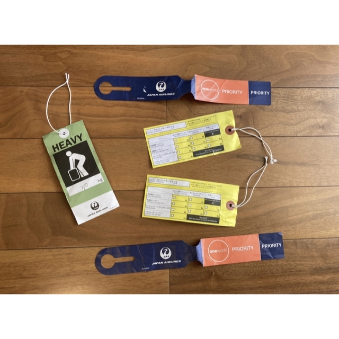 JALプライオリティタグ100枚セット JALが国際線でビジネスクラスの優先