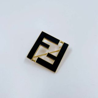 FENDI - 【正規品美品】 フェンディ フォーエバー ブローチ ブラック