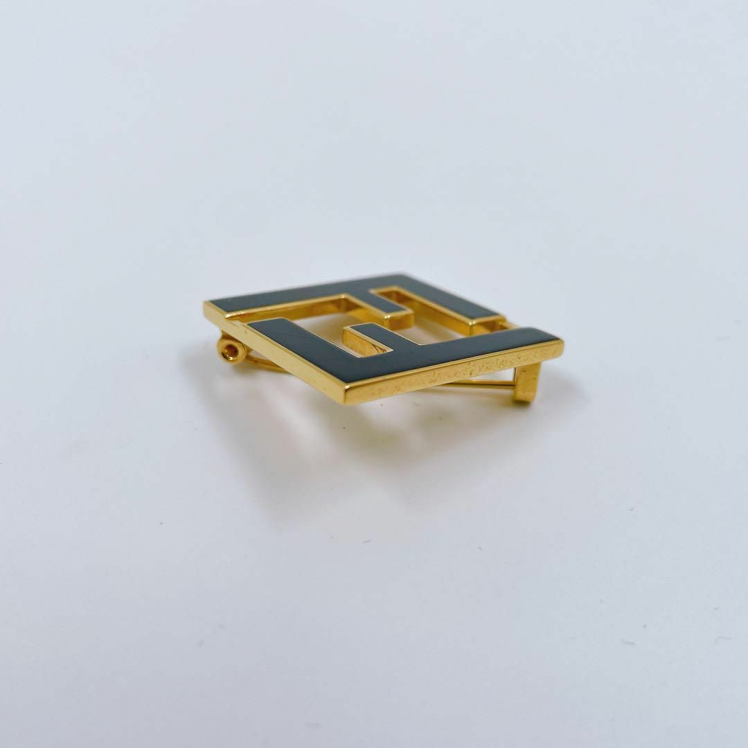 FENDI - 【正規品美品】 フェンディ フォーエバー ブローチ ブラック