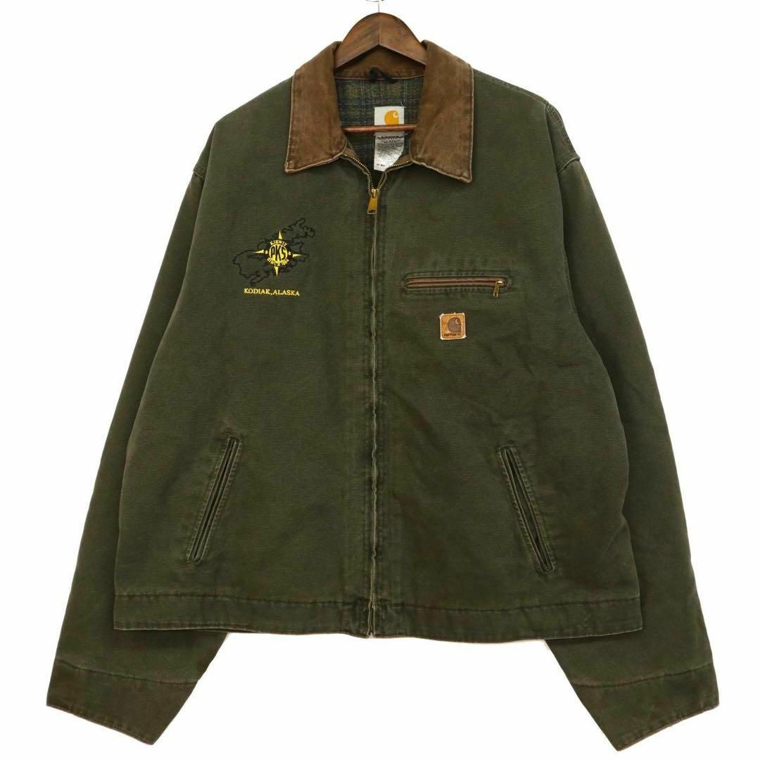 J97 MOS】Carhartt デトロイトジャケット モスグリーン