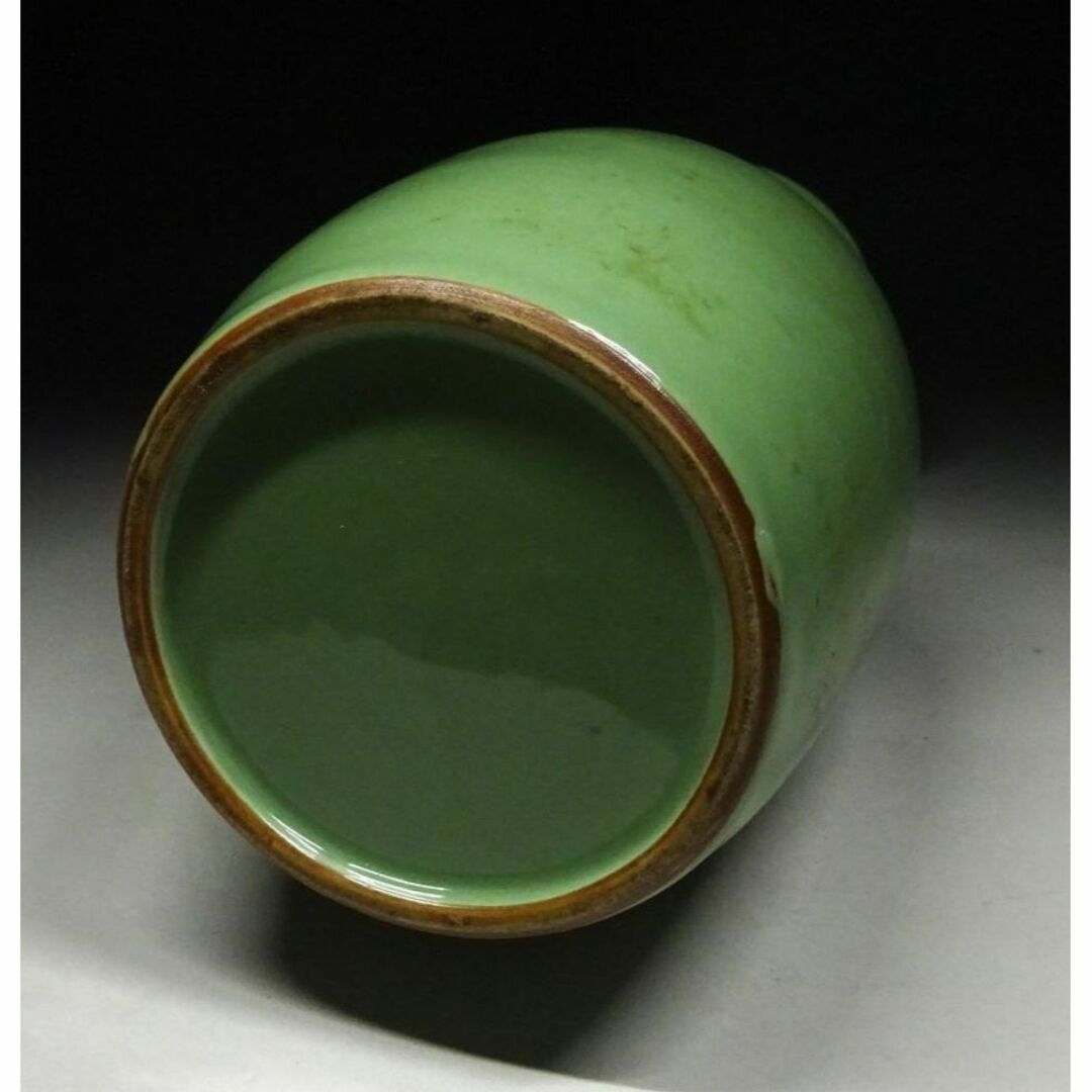 中国古玩 青磁 双耳 花瓶 高約30cm 唐物 時代物 t92559の通販 by 吉猫