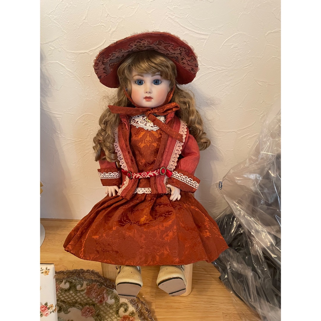 コンポジションドール(ハンドメイド)2体セット アンティークドール