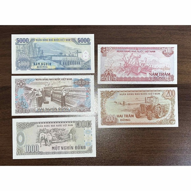 希少36種類 ベトナムの旧紙幣とフランス領インドシナ旧紙幣
