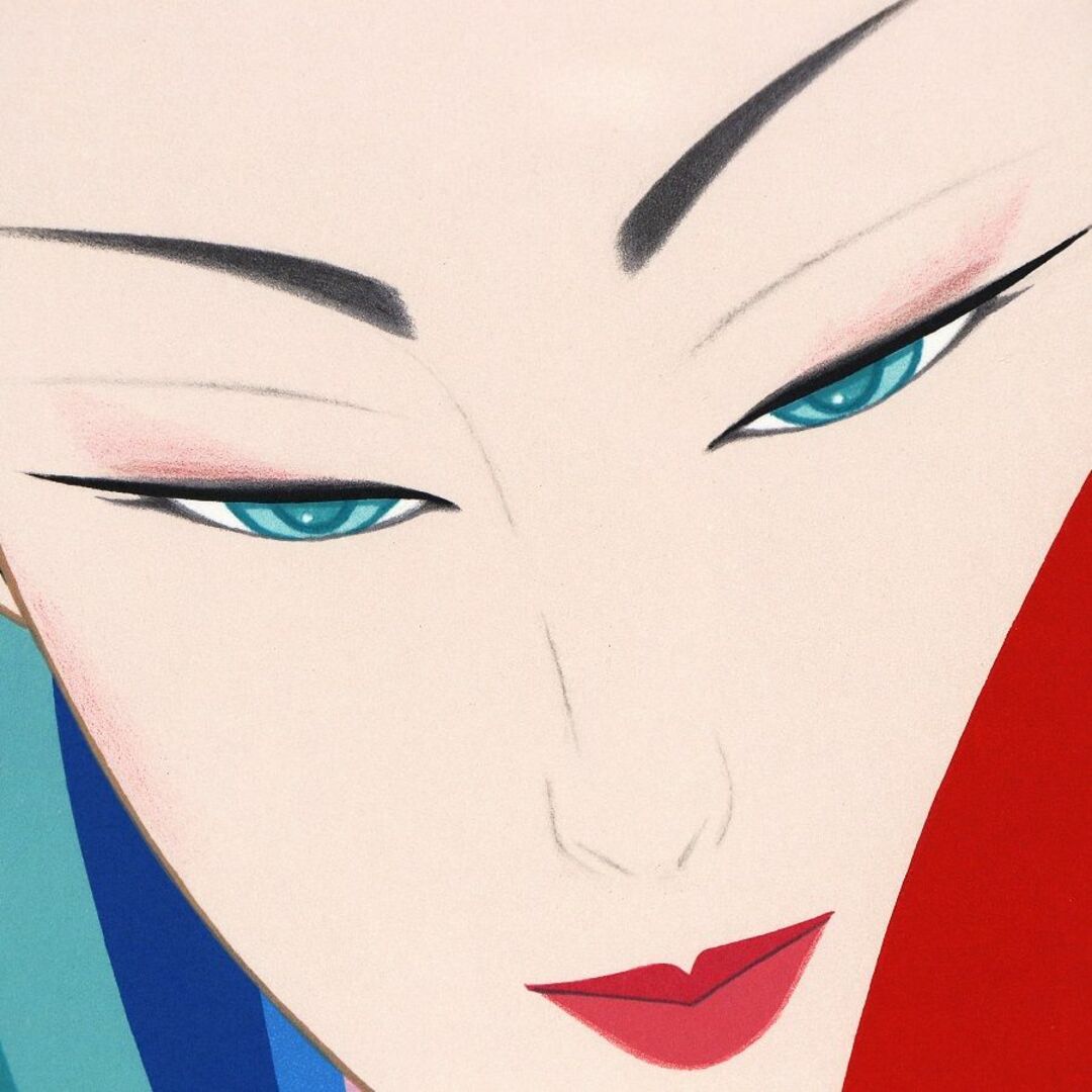 40年近く前の作品です。山下清澄スペードトランプ美人画版画 限定33/50