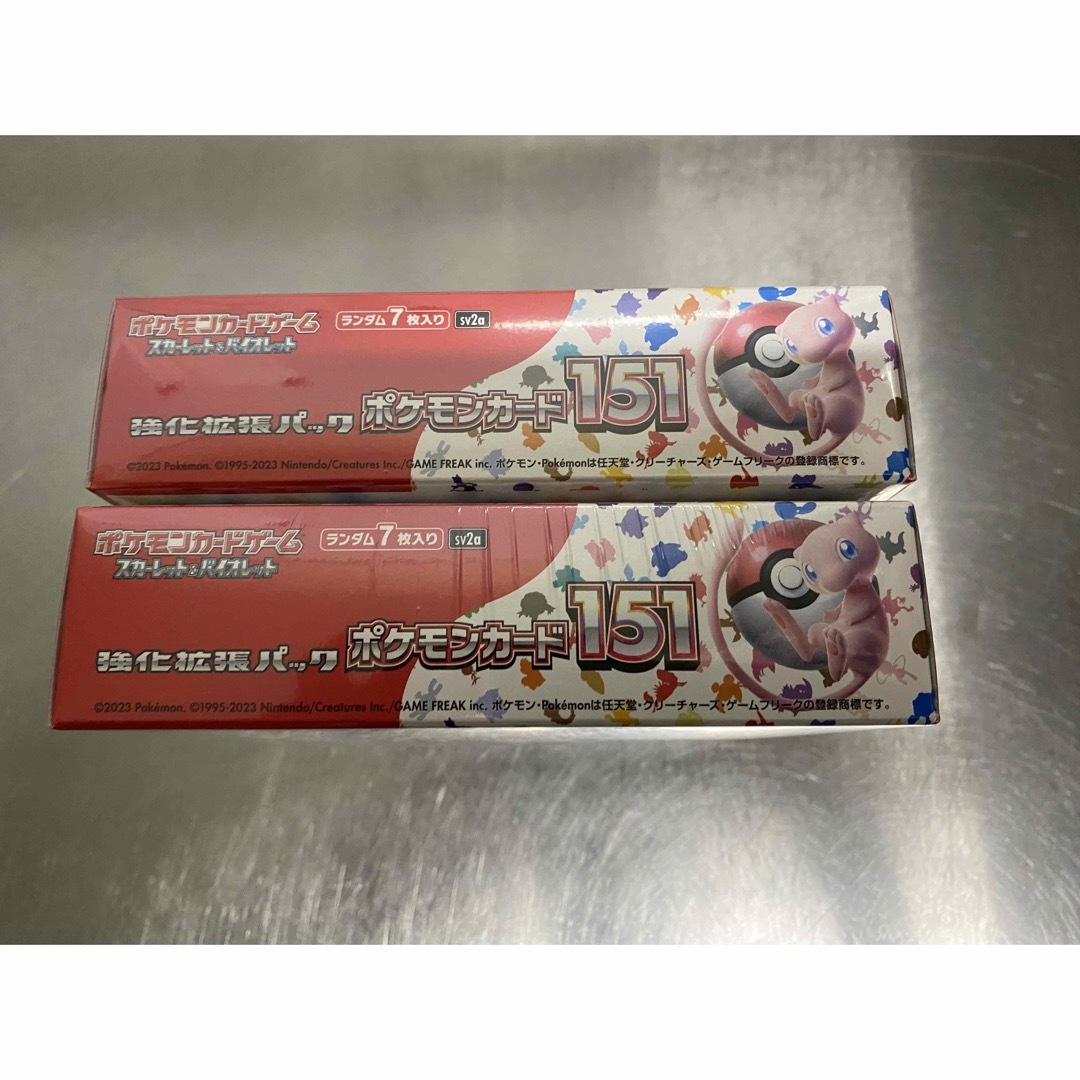 ポケモンカード 151 シュリンク付き2BOX ポケモンカードゲーム